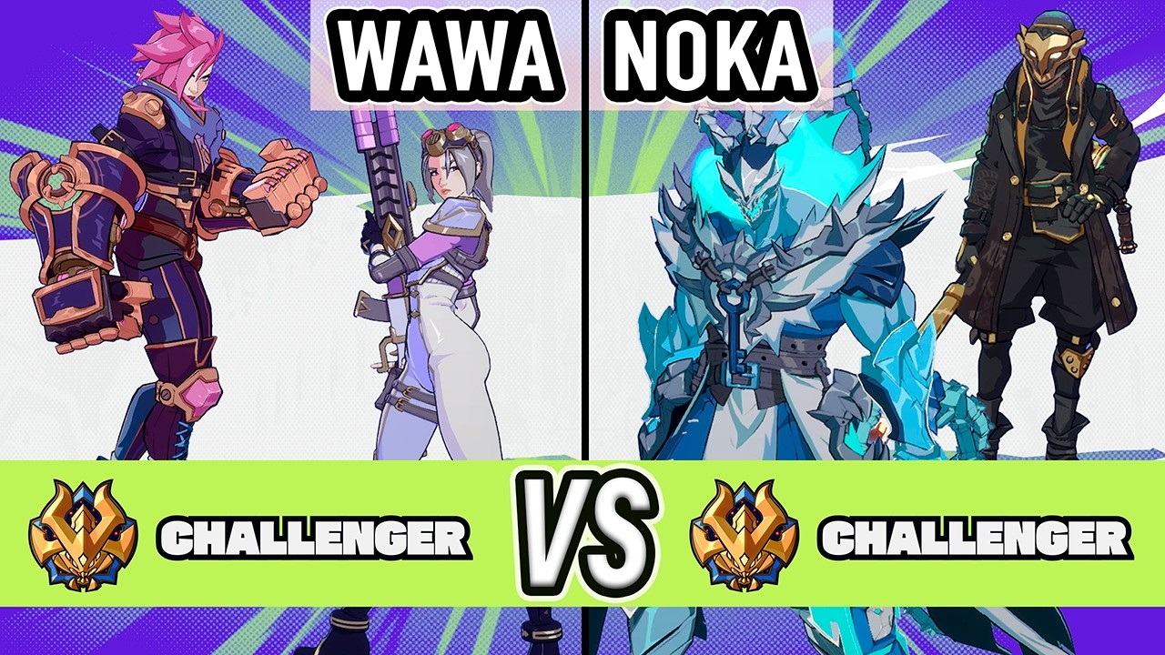2XKO ▰ Wawa (Caitlyn / Vi) vs Noka (Thresh / Ekko) ▰ High Level Gameplay
