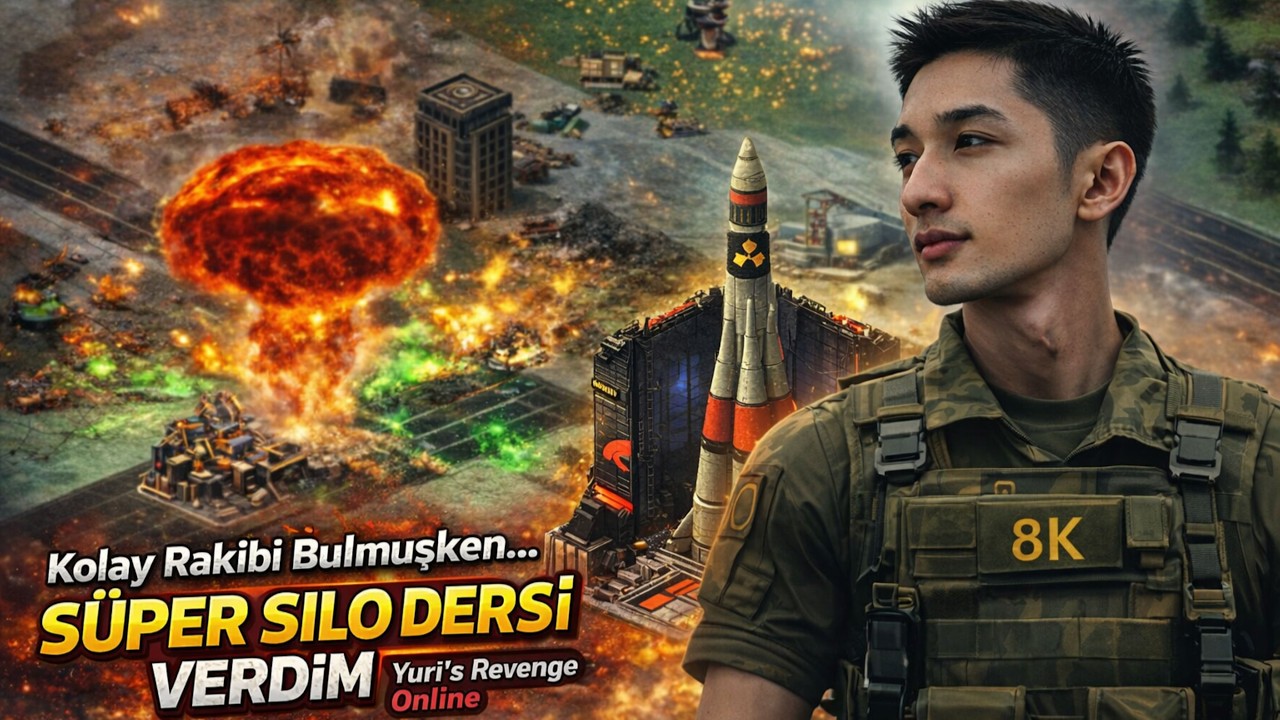 SÜPER SİLO KURDUM, OYUN BİTTİ | Yuri’s Revenge Online (1vs1)