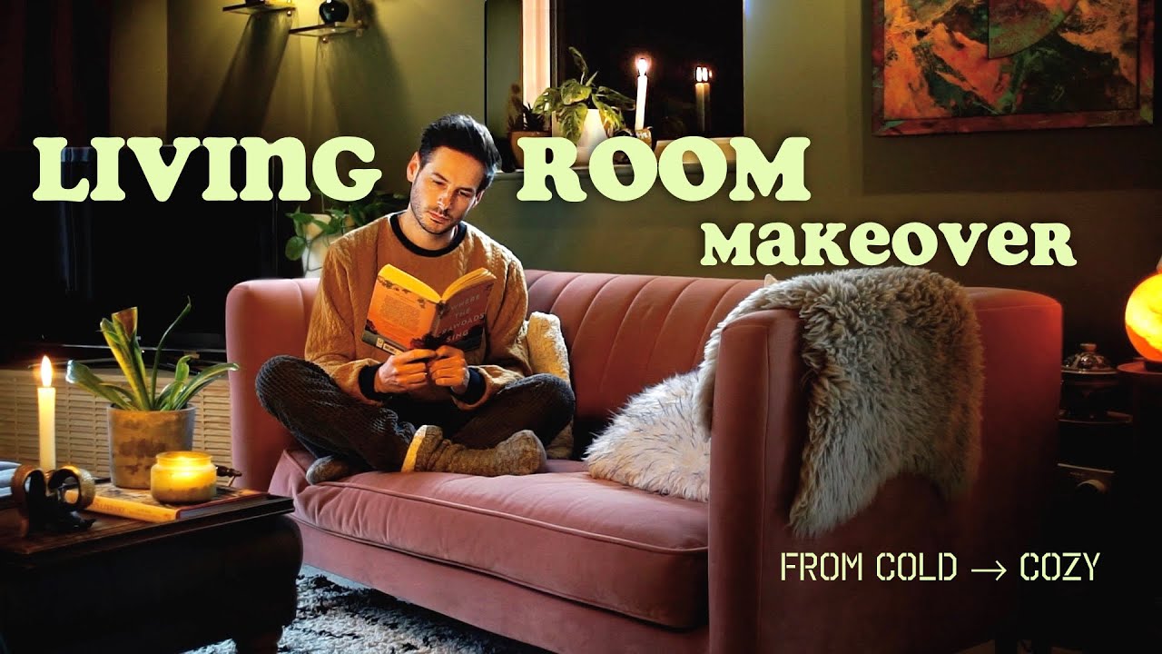 Living Room / Lounge Makeover • Colour Drenching in Green