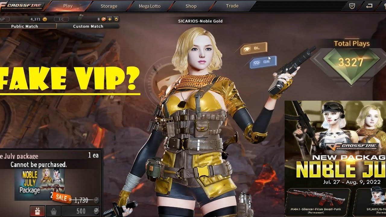 VIP DAWTO? Sicarios-Noble Gold is a Noble Gold variant of Sicarios 