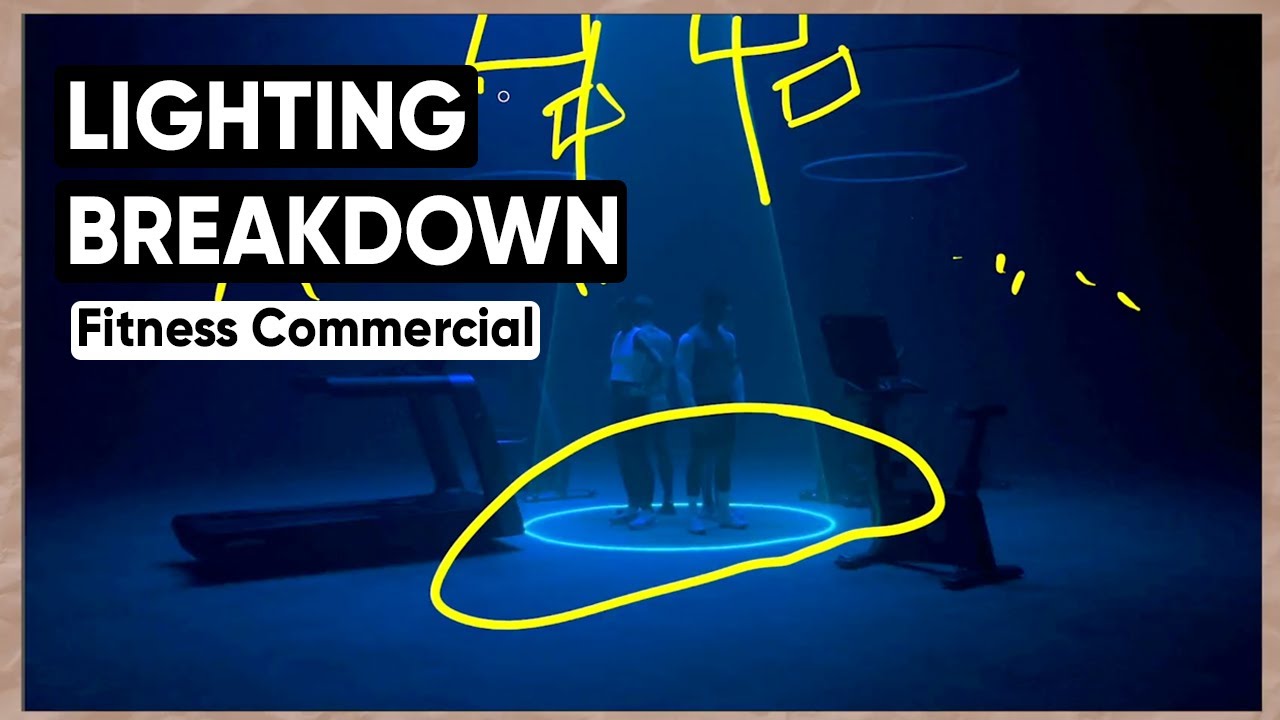 Lighting breakdown for a fitness commercial | Behind the scenes