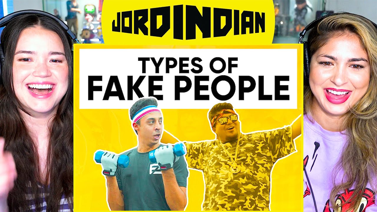 JORDINDIAN | Types of Fake People REACTION! | Achara Kirk & Steph Sabraw