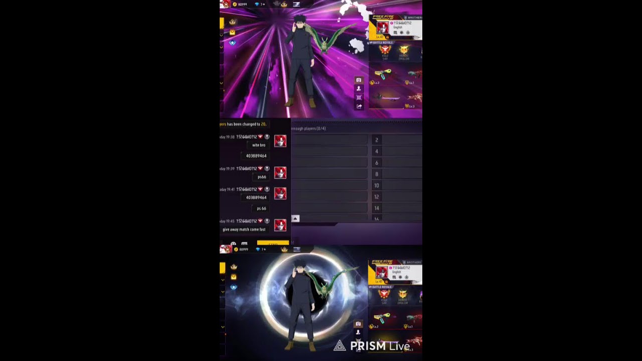 Live streaming of FF GAMING YT