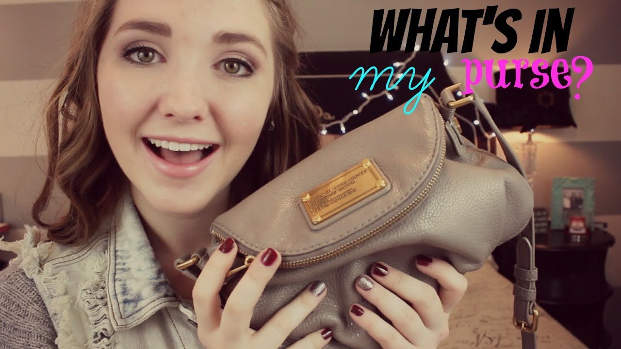What's In My Purse? + how to win gift cards | Kenzie Elizabeth