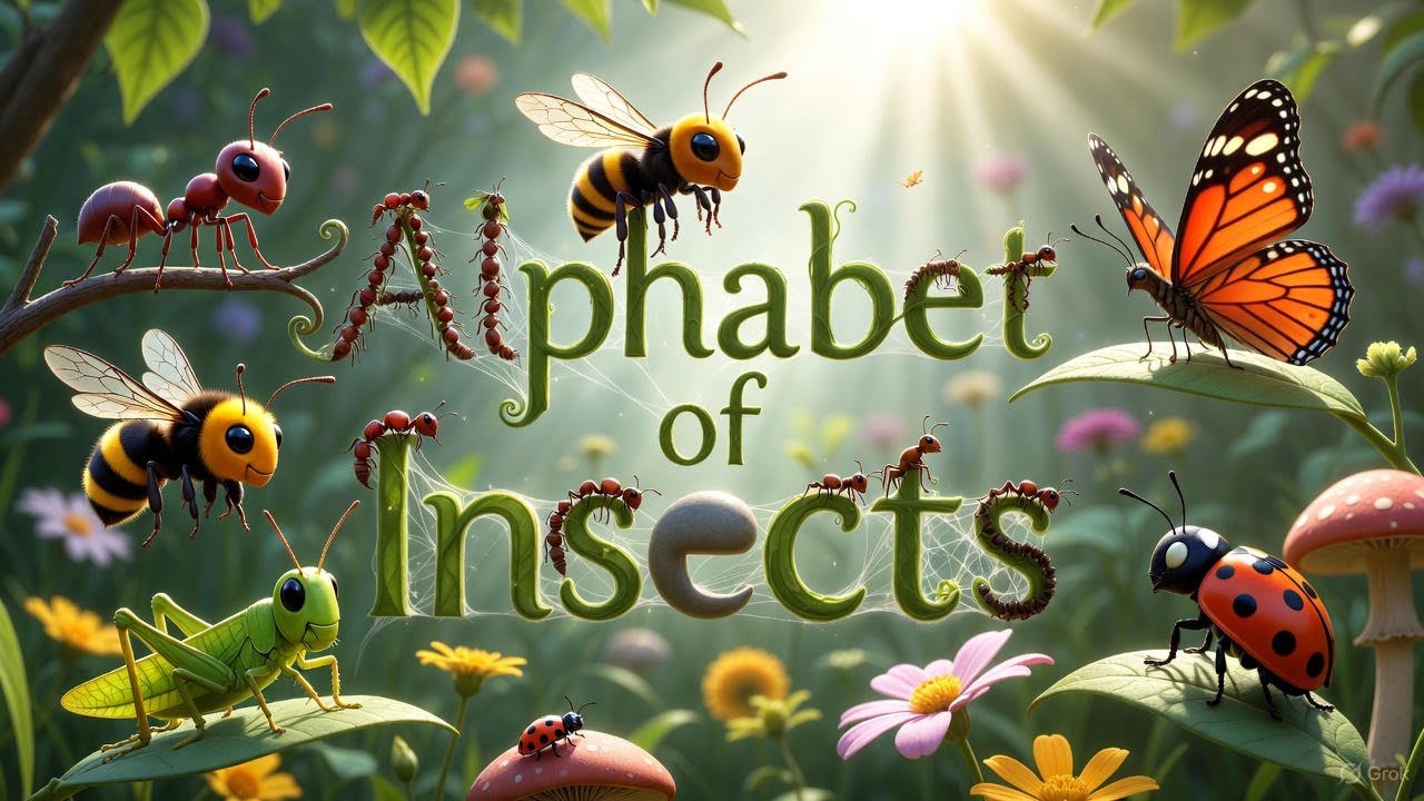Alphabet of Insects Part One.