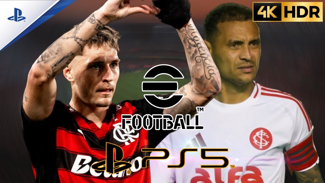 Flamengo vs. Inter de Brasil | eFootball 2026, Gameplay PS5 4K HDR 60 FPS