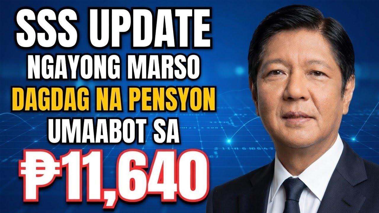 SSS UPDATE! Dagdag na Pensyon sa Marso, Umaabot sa ₱11,640 ang Ilang Benepisyo