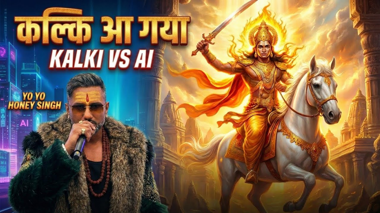 कल्कि आ गया | Yo Yo Honey Singh Style | Kalki vs AI Anthem | End of Kalyug Rap Song