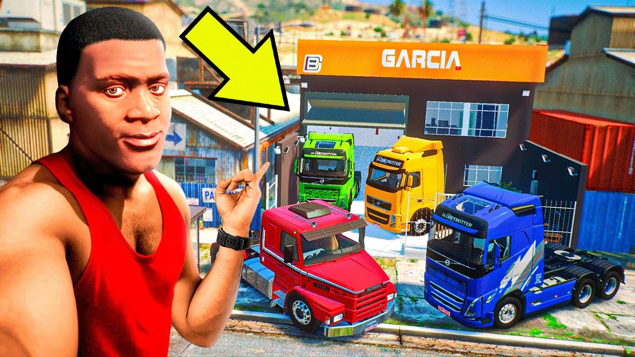 COLECIONANDO CAMINHÕES DO BRUNO GARCIA no GTA 5!