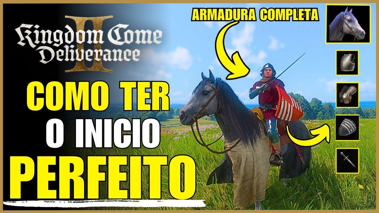 O SEGREDO para um COME&Ccedil;O PERFEITO em Kingdom Come Deliverance 2!