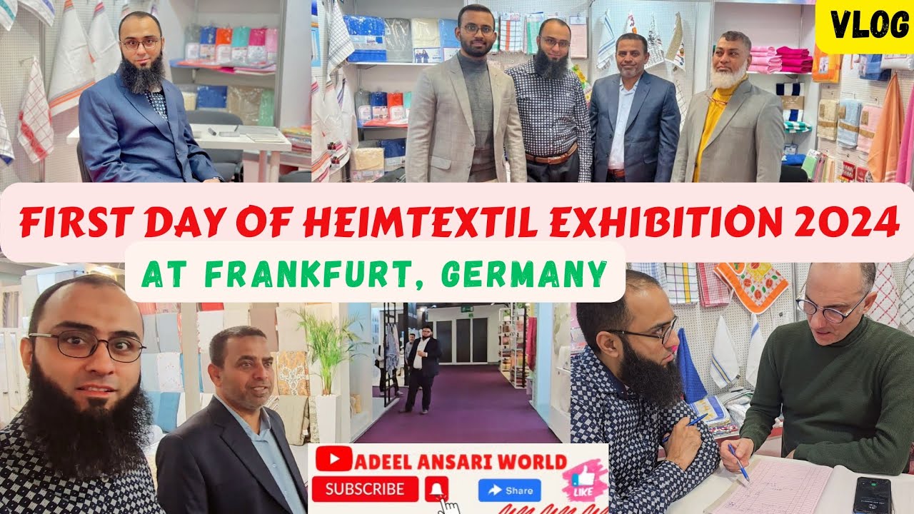 FIRST DAY OF HEIMTEXTIL EXHIBITION 2024 | at Frankfurt Germany | Home Textile Items Fair