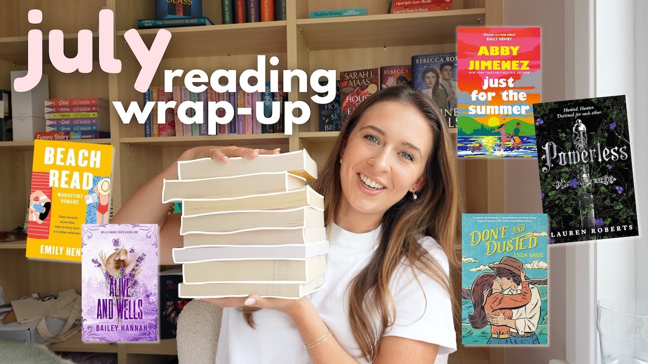 JULY READING WRAP UP🍦📖🌤️ (& august tbr!)