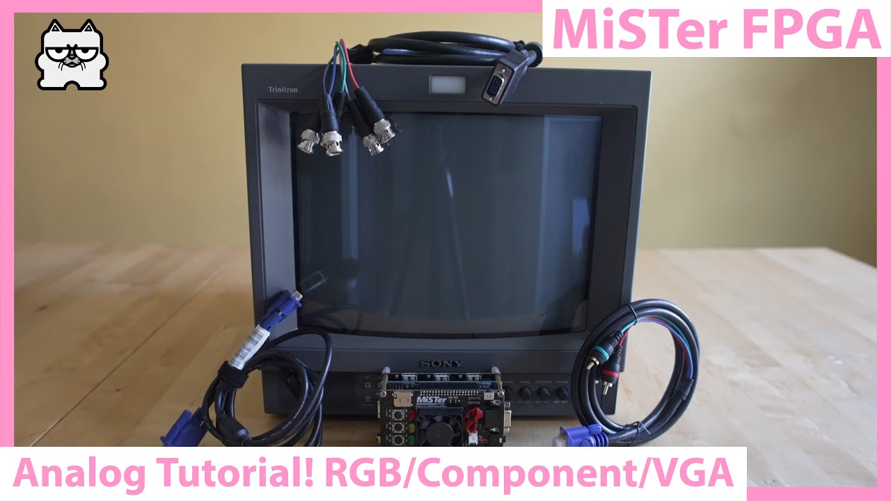 MiSTer FPGA DE10 NANO! Analog How To! RGB, Component and VGA Made Easy! MiSTer Tutorials! 2022 Vers