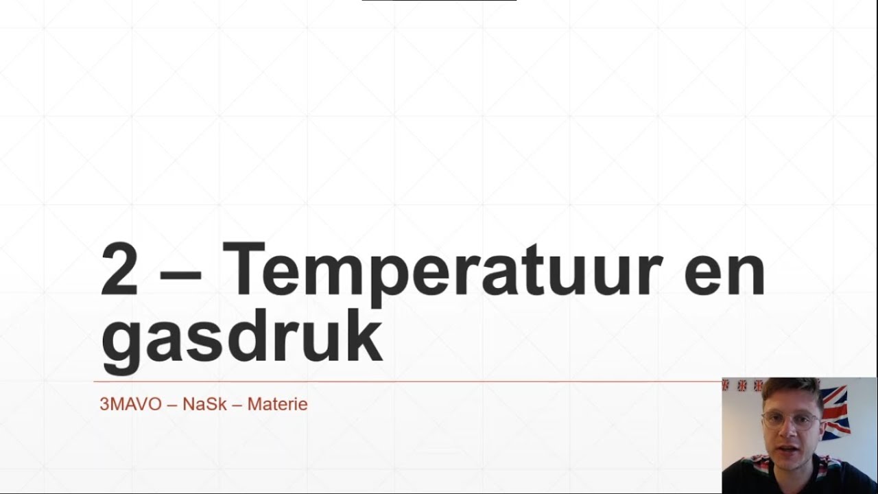 3MAVO - NASK - Materie 2 - Temperatuur en gasdruk