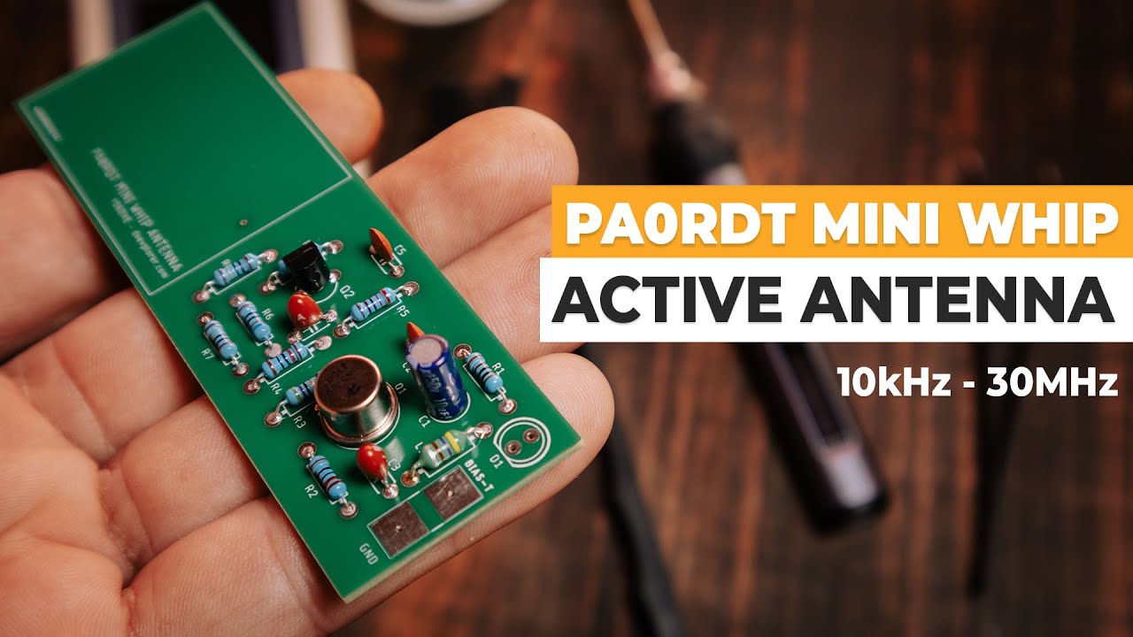 Final Version Of The PA0RDT MINI WHIP Antenna ( 10kHz - 30MHz ) - Part One