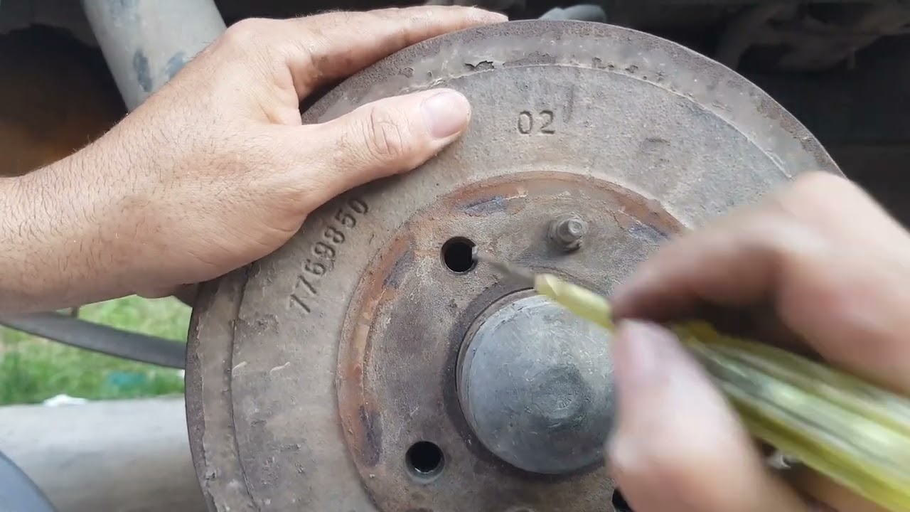 Regulando lonas de freio - tambor traseira Doblô 1.3 Fire 16v