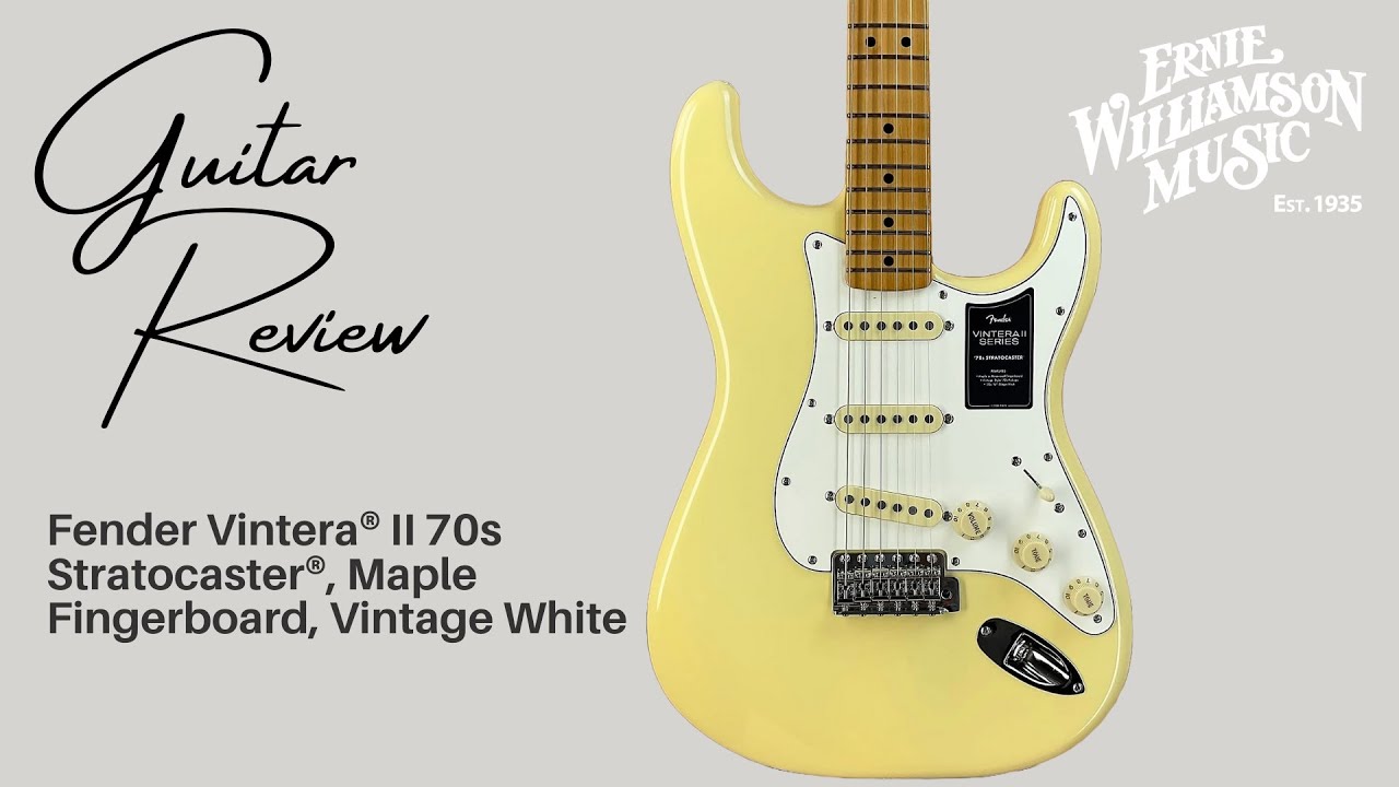 A blast from the past! A review of the Fender Vintera II 70's Stratocaster