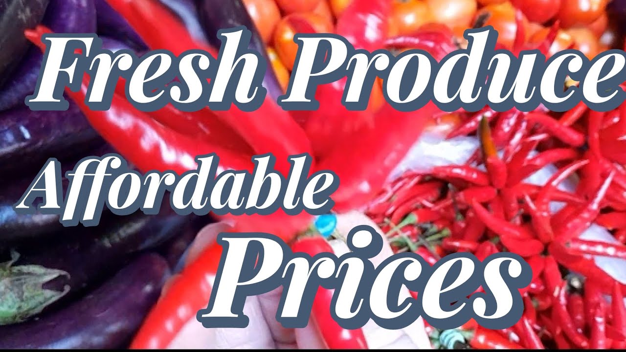 Fresh From The Farm To Your Table//Affordable Veggies And Fish In Our Town#FreshProduce#Tiangge