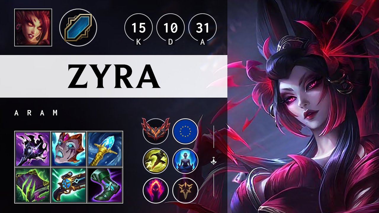 Zyra ARAM - EUW Grandmaster Patch 25.08