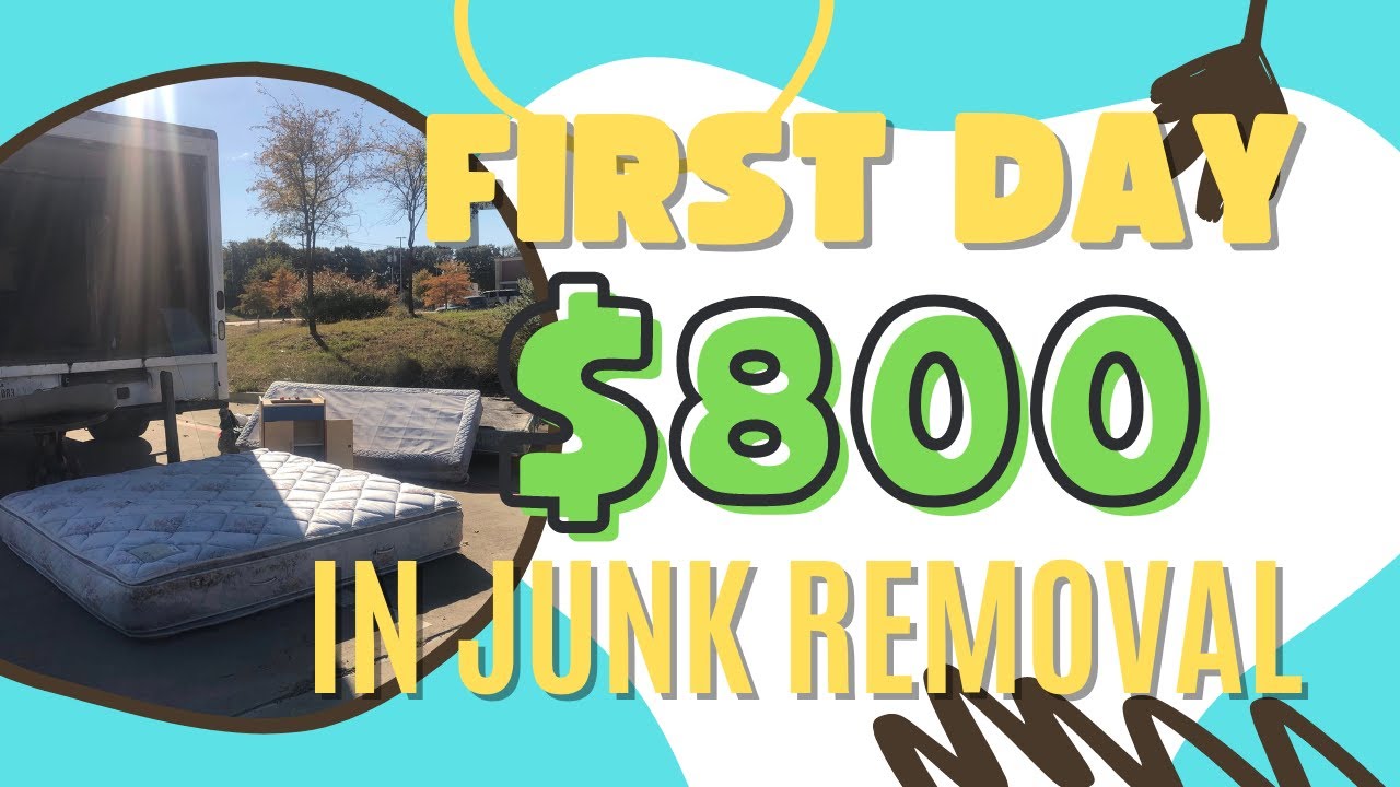 Started a Junk Removal Business - $800 on the First Day! - (EP: 3)