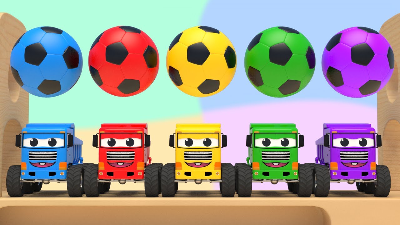 Funny 5 Balls Song | Johny Johny yes papa Nursery Rhymes Playground Color Song | Baby & Kids Songs