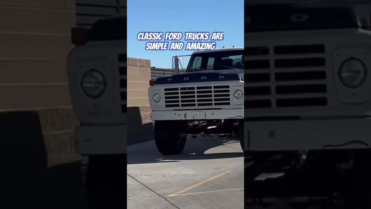 Classic Ford trucks are simple and Amazing. #ford #fordtruck #fordfseries #classictracks