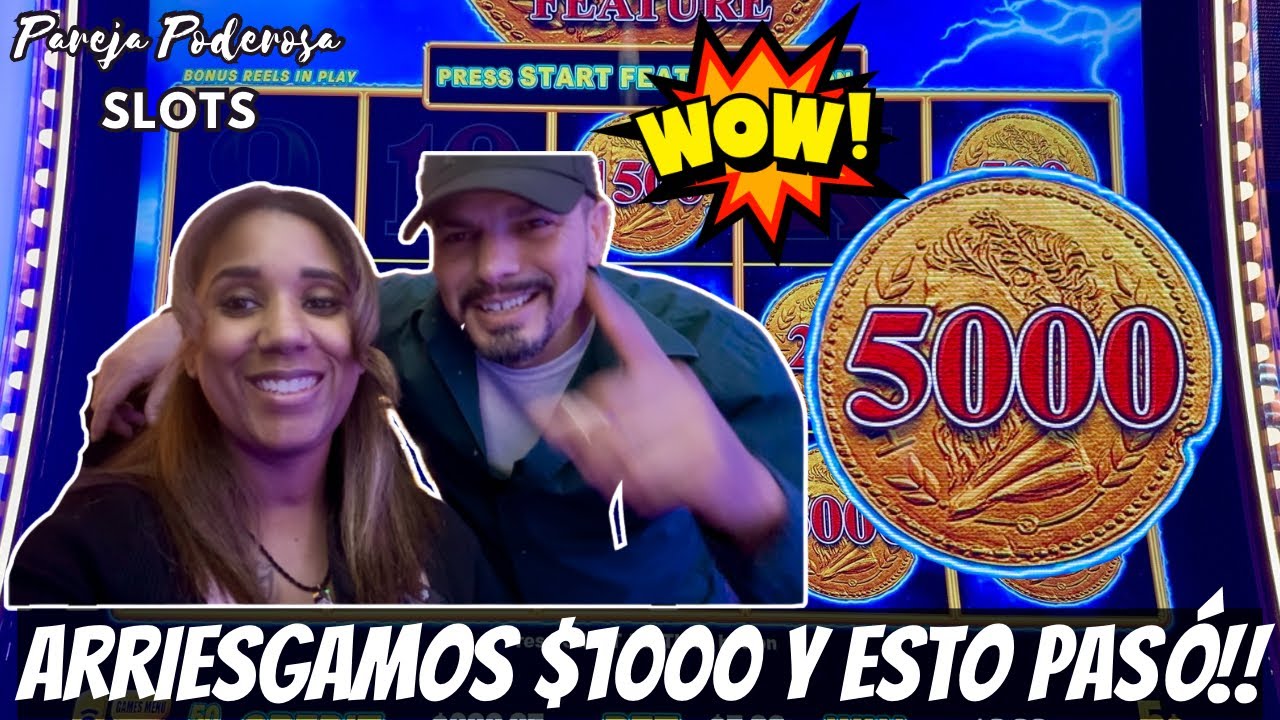 APOSTAMOS $1000 EN BUSCA DE UN JACKPOT Y ESTO PASÓ!! 🤑🎰