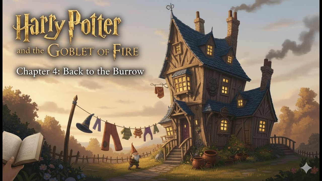Harry Potter and the Goblet of Fire - Chapter 4: Back to The Burrow | StoryHolics