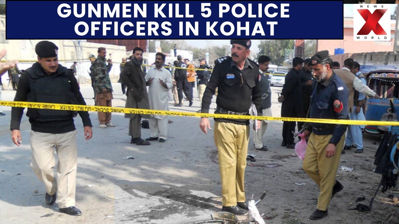 5 police officials killed in Kohat attack as militant violence surges across region  | NewsX World