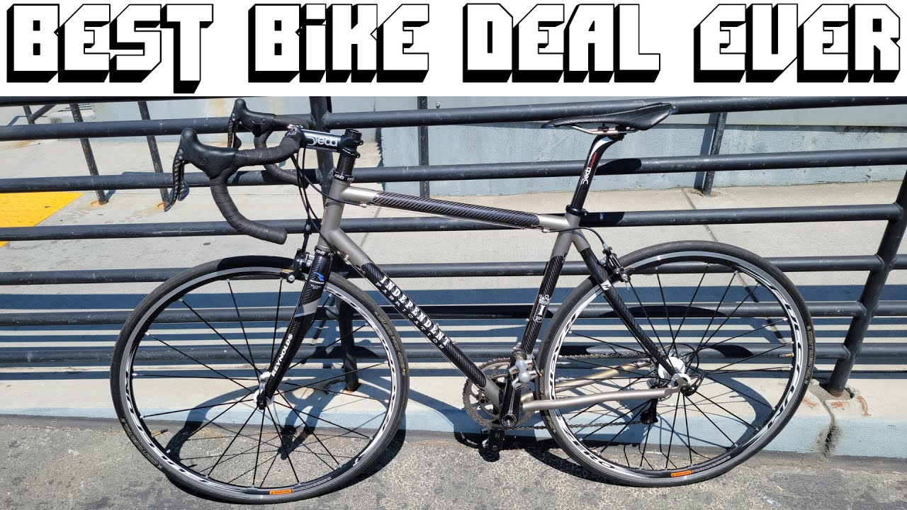 BEST ROAD BIKE DEAL EVER! Independent Fabrication BESPOKE ART ON WHEELS! For a STEAL of a PRICE!
