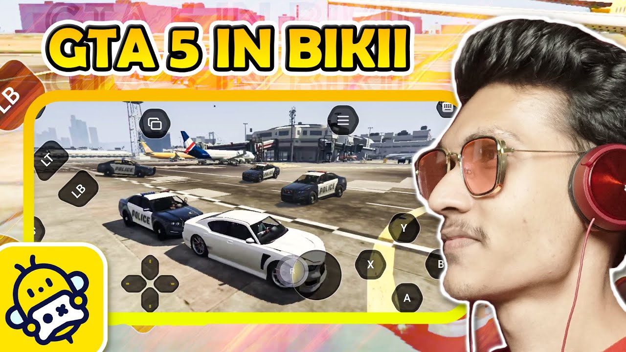 Bikii Cloud Game GTA 5 | How to Play GTA 5 in MOBILE - 15 MINUTES FREE EVERYDAY- CLOUD GAMING