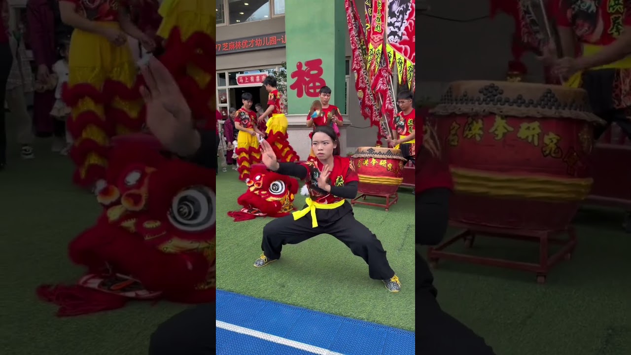 Who says women are inferior to men Watch the powerful performance of Hong Quan Longhu Hui