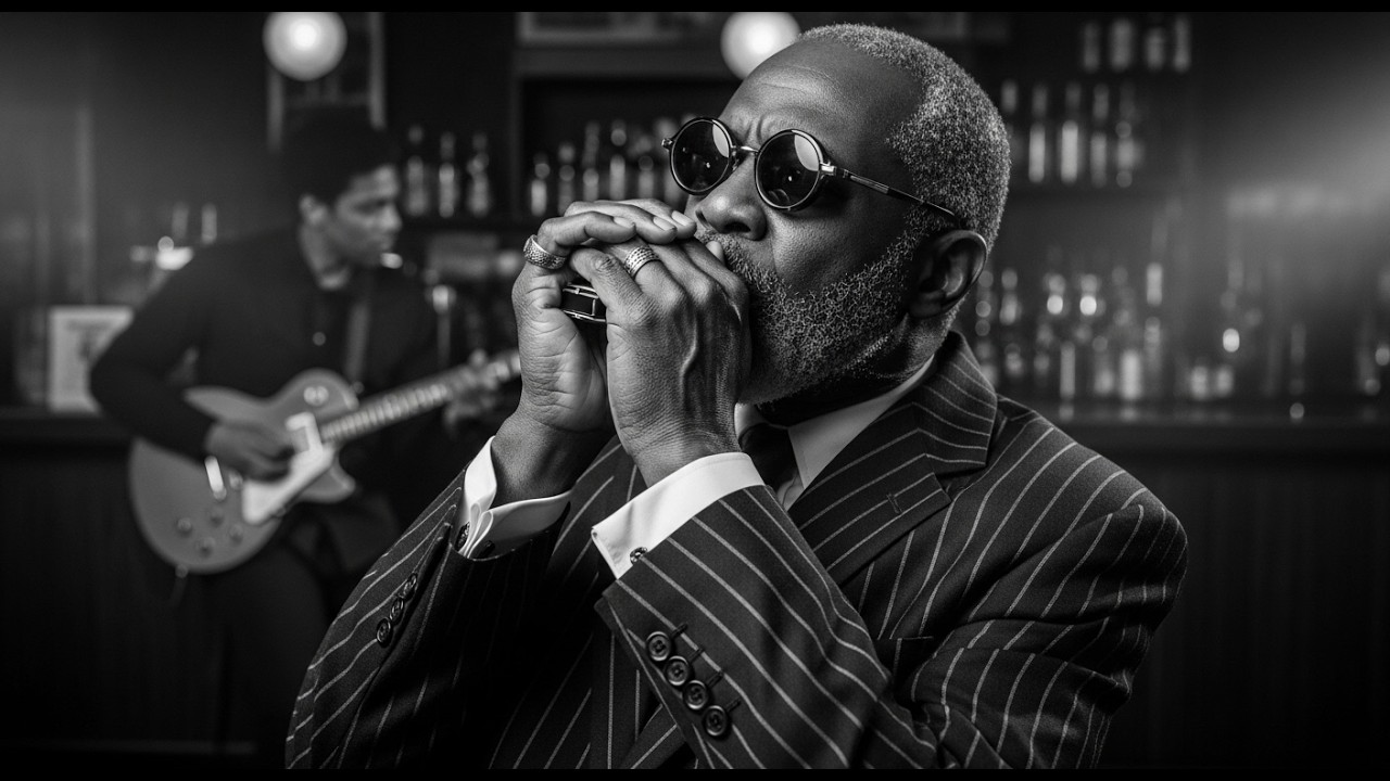 Smooth Midnight Blues: Soulful Harmonica Melodies for Late-Night Listening