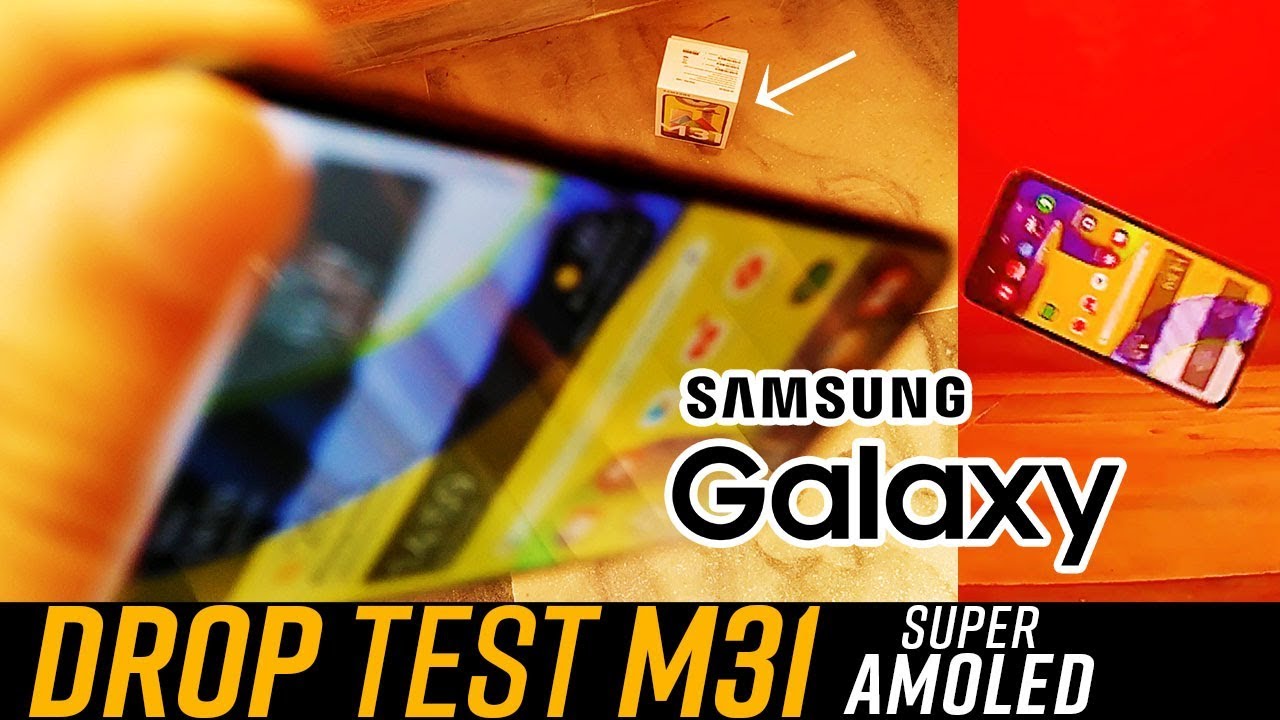 Samsung M31 DROP TEST! Super AMOLED + Corning® Gorilla® Glass fail or pass?