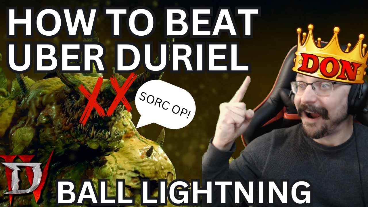 How to Kill Uber Duriel in Diablo IV | Ball Lightning Edition