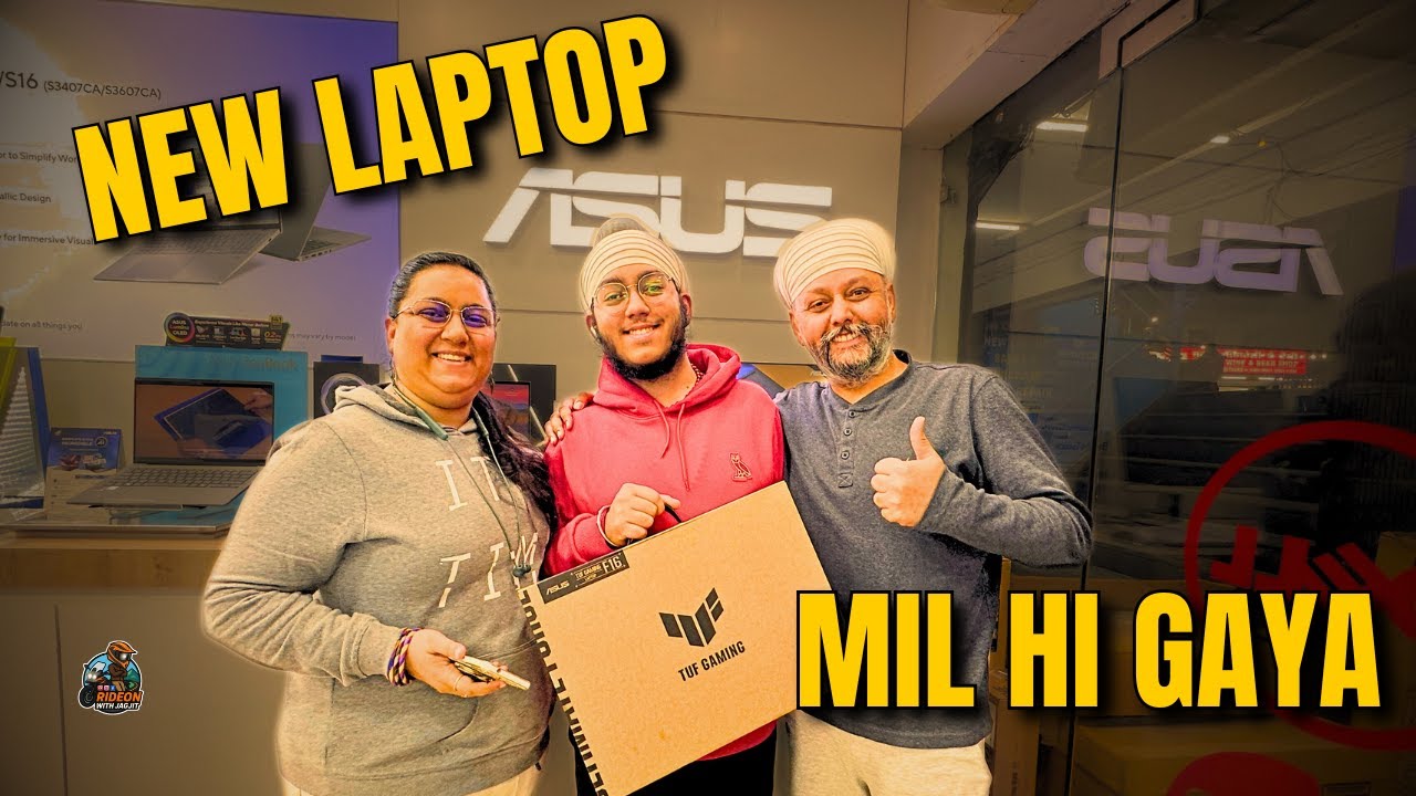 Sehdev Ko New Laptop mil hi giya 🎮 | ASUS TUF Gaming | Family Vlog