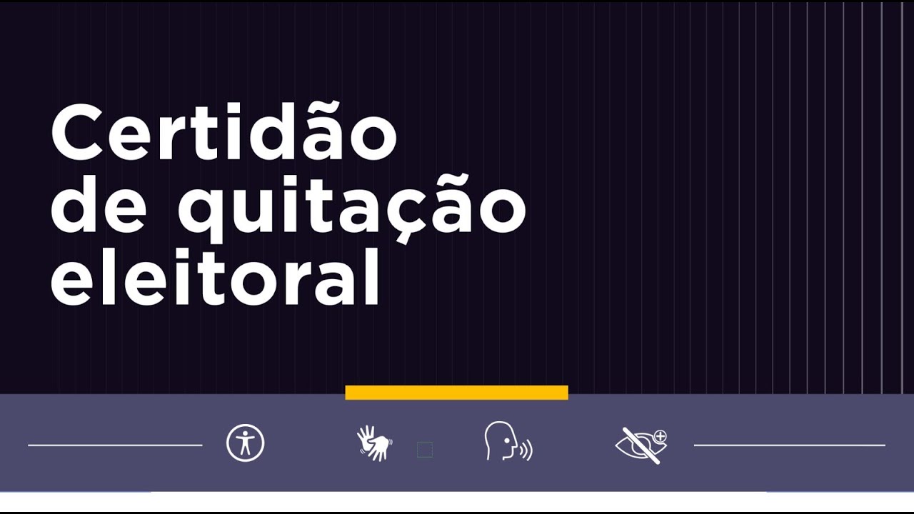 Certid&atilde;o de quita&ccedil;&atilde;o eleitoral pela internet