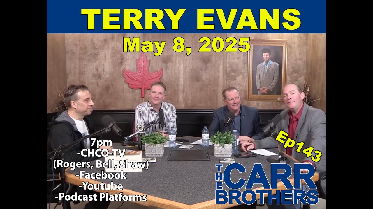 Ep143: Terry Evans on the Carr Brothers Show (May 8/25)