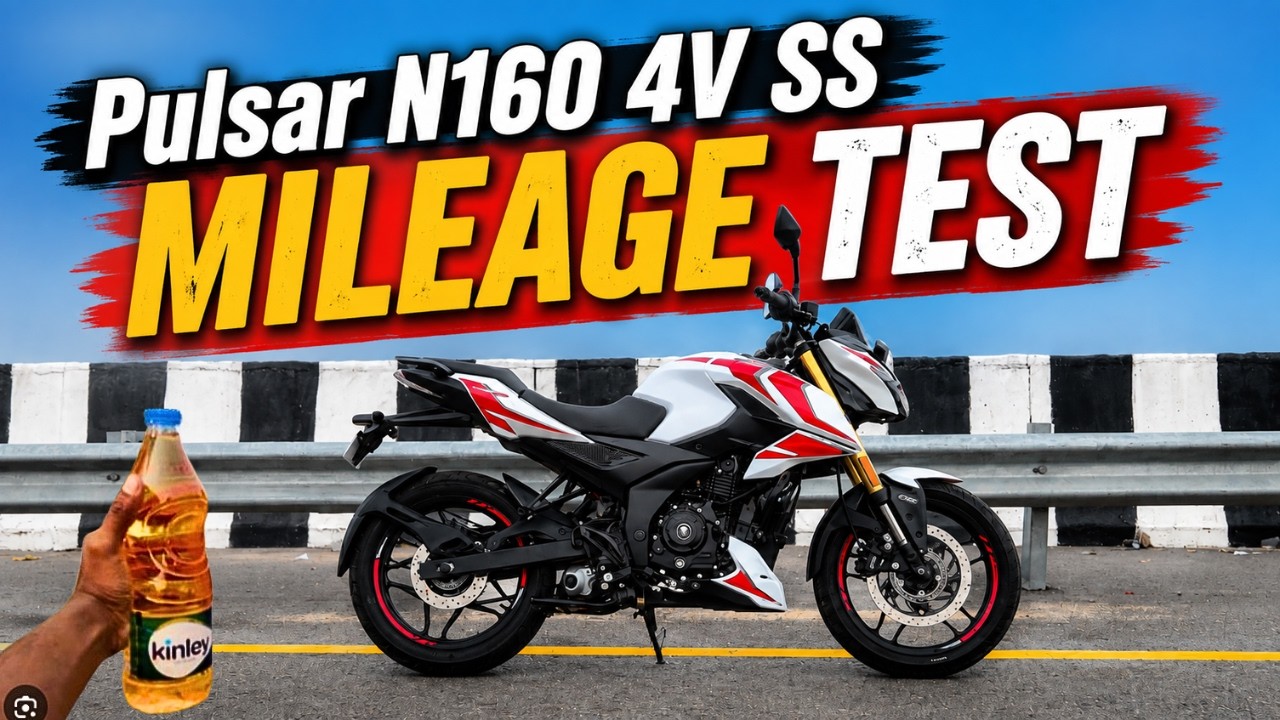 Pulsar N160 4V SS Mileage Test