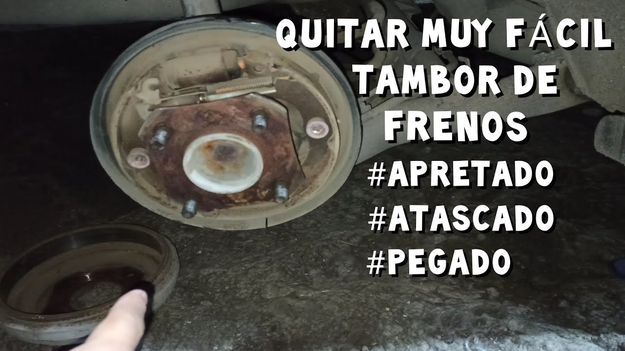 Cómo quitar TAMBOR DE FRENOS del Tiida cuando está muy apretado