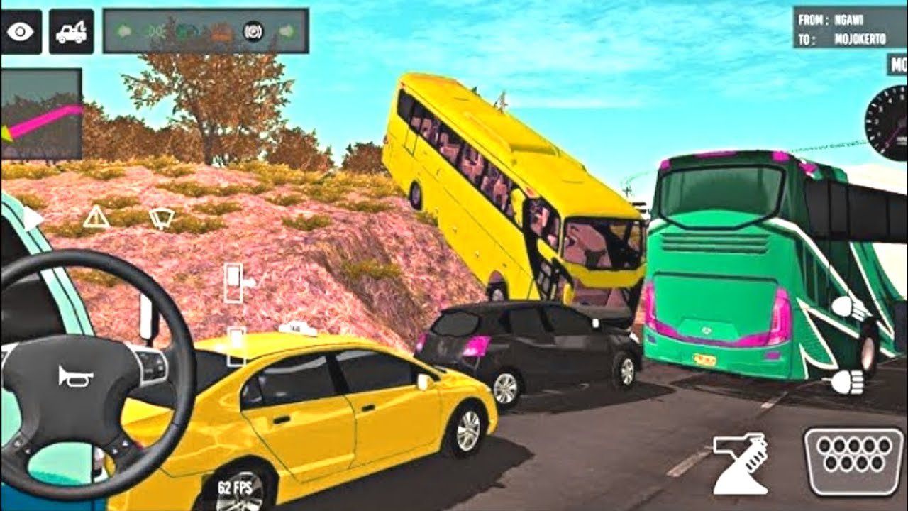 😤Bus💥Accident🤷in Bus Simulator Indonesia 😱 | Heavy Traffic Crash Gameplay | BUSSID Hindi