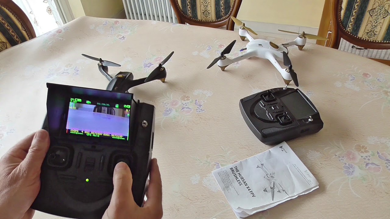 Hubsan h501s fonction de base et paramétrage rapide en français