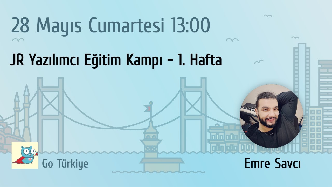 JR Yazılımcı Eğitim Kampı 1. Hafta - Emre Savcı