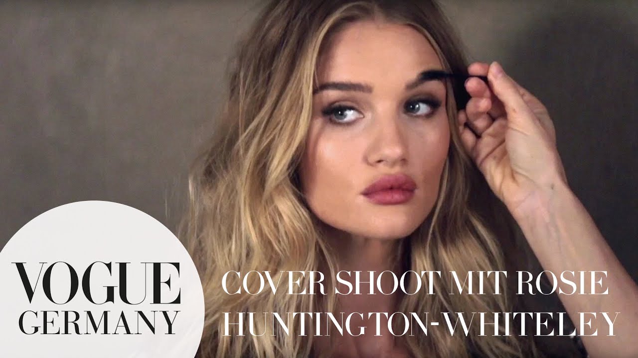 Rosie Huntington-Whiteley beim Cover Shoot – how to pose like a model bts | VOGUE Behind the Scenes