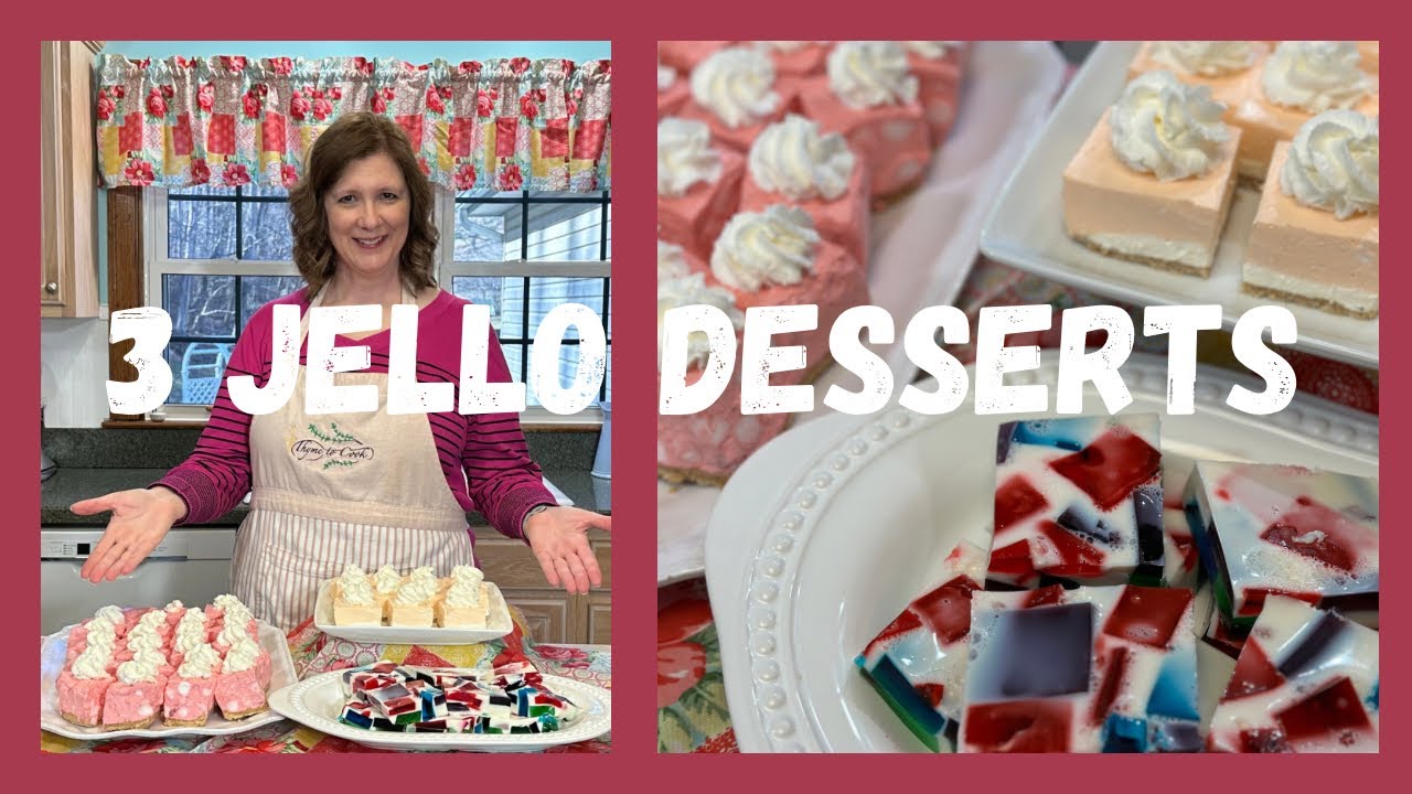 3 Retro Jello Desserts