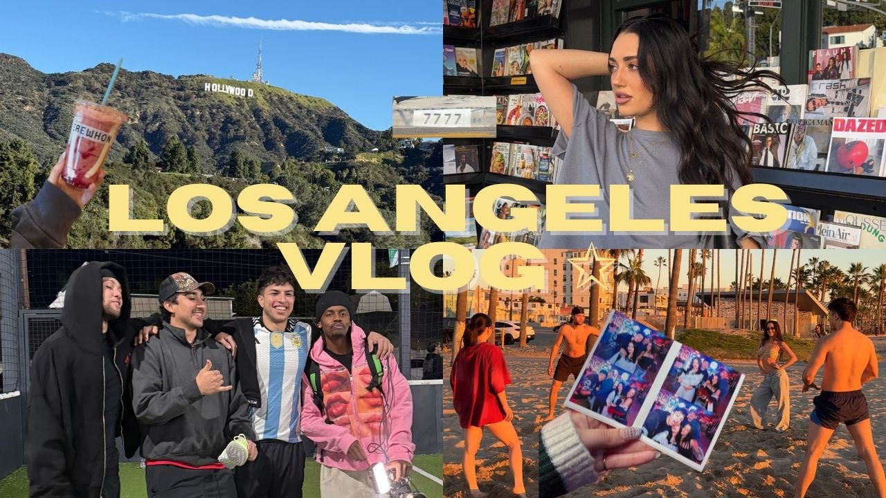 Los Angeles Vlog ✩ flea markets, exploring orange county, streamer soccer & more