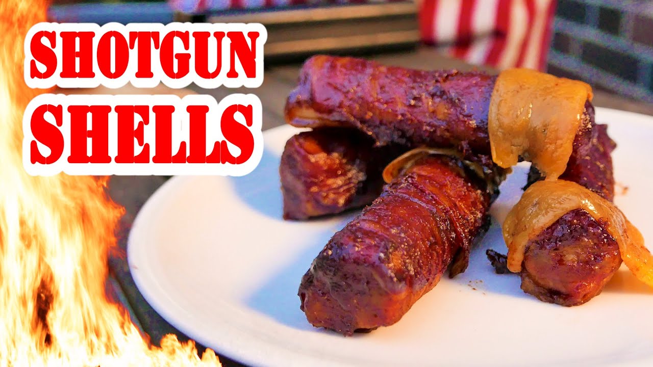 Shotgun Shells - Gefüllte Cannelloni im Bacon Mantel - BBQ Grill Rezept Video - Die Grillshow 188