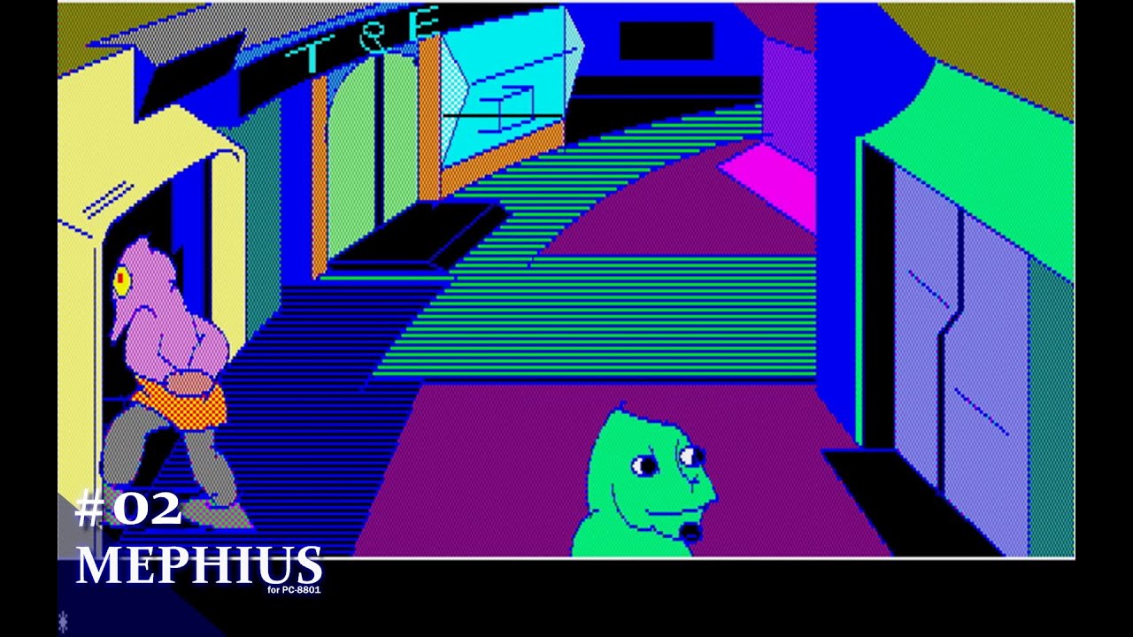 【Play】PC-8801 惑星メフィウス #02 レトロゲーム