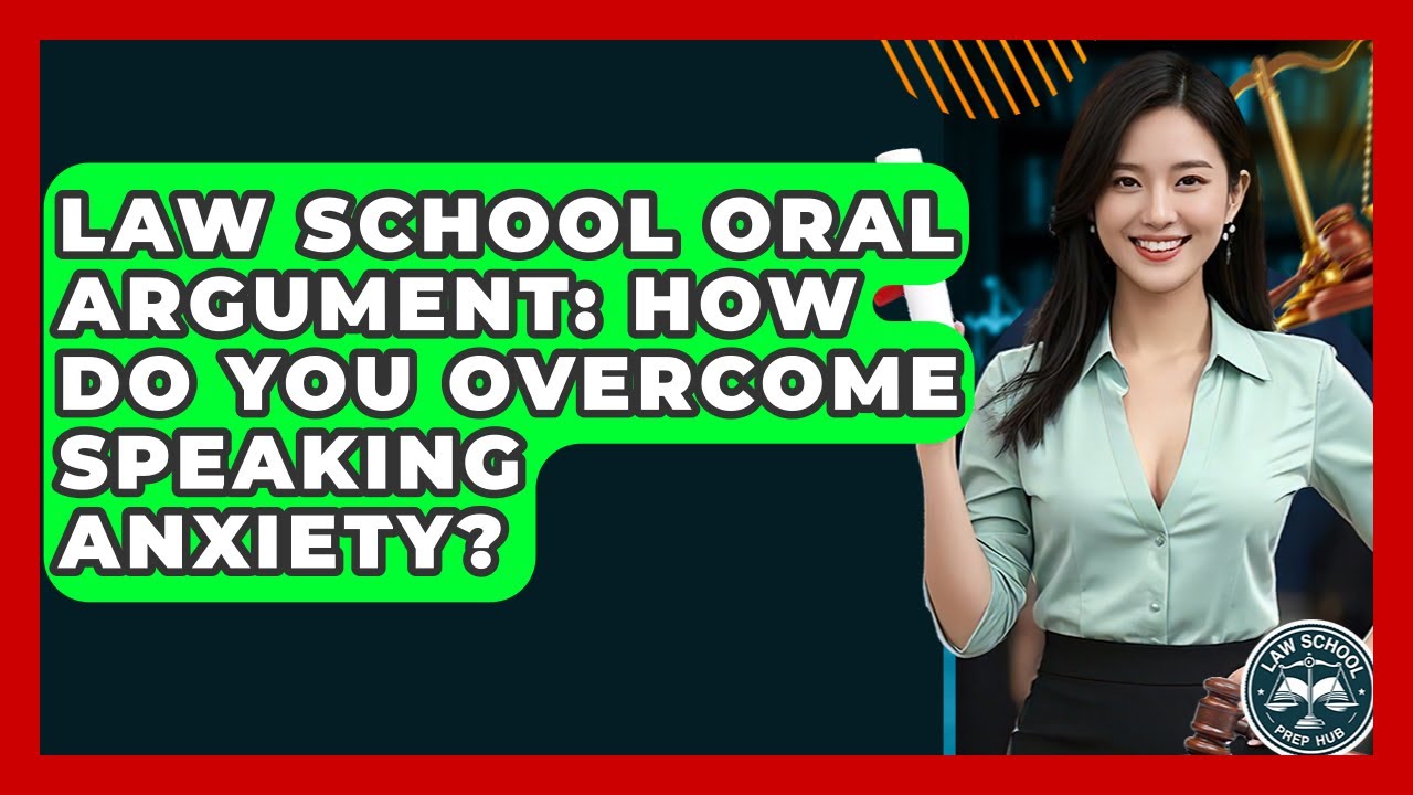 Law School Oral Argument: How Do You Overcome Speaking Anxiety? - Law School Prep Hub