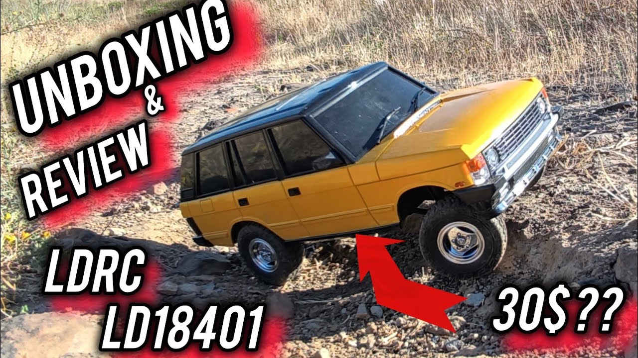 LDRC LD18401 - 1/18 RANGE ROVER - UNBOXING & REVIEW 